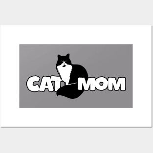 Cat Mom Posters and Art